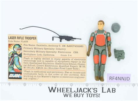 Flash V Straight Arm Complete G I Joe Hasbro Vintage Action