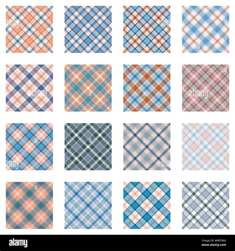 Plaid Seamless Vector Vectors Stock Vector Images Alamy