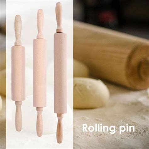 Stmen Rolling Pin Noodle Pastry Cookies Kitchen Tools Bakeware Rolling Pin Dough Roller Wood