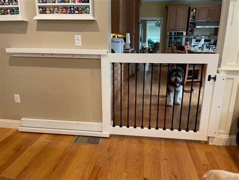 Sliding Pocket Gate For Baby Pets And Dogs Etsy Diy Baby Gate