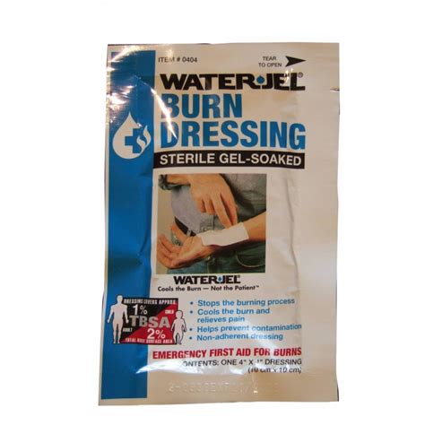 Water Jel Sterile Burn Dressing Individually Packed