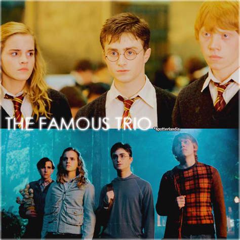 The Famous Trio - Harry Potter Photo (23758844) - Fanpop