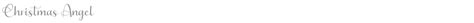 Christmas Angel Font Download Free