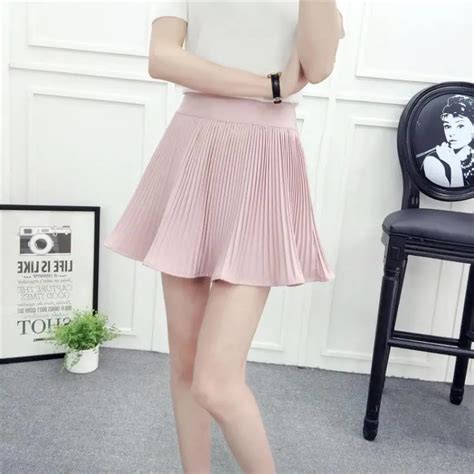 2017 Summer Skirt Type A Fold Show Thin And Sexy Bust Skirt Of Tall