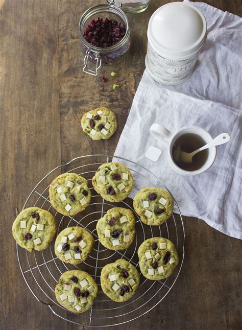 Cookies pistache cranberries et pépites de chocolat blanc