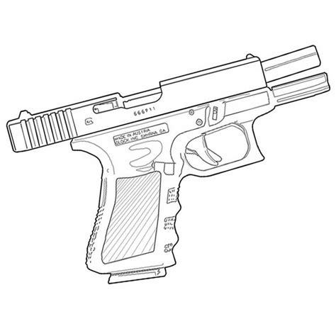 Desenhos Para Colorir De Pistola Para Imprimir Para Os