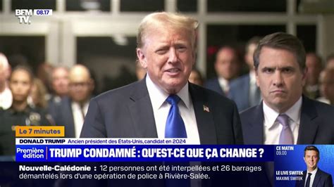 Minutes Pour Comprendre Donald Trump Reconnu P Nalement Coupable