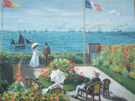 Terraco Em Saint Adresse Monet Elo Monet Art Claude Monet Art