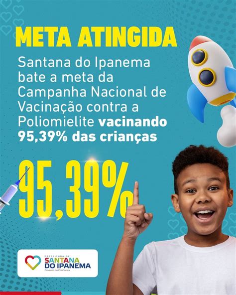 Santana bate meta da Campanha Nacional de Vacinação Contra Pólio 95