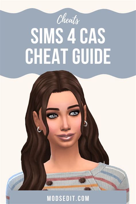 Sims 4 CAS Cheat ( CAS Full Edit Mode Cheat) in 2022 | Sims 4 cas, Sims ...