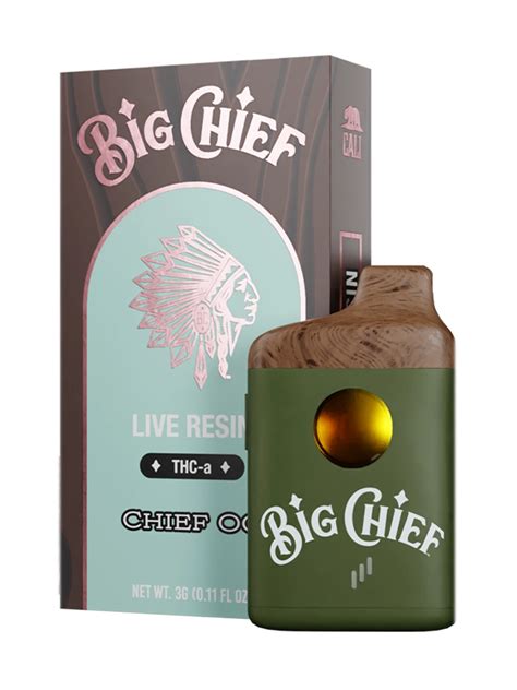 Buy Big Chief Disposable Vape Chief OG Live Resin THC A 3G