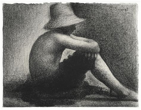 Georges Seurat Sketch study for Bathers at Asnieres Digital Art by ...