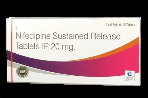 Nifedipine Sr Mg Tablets Medsin In