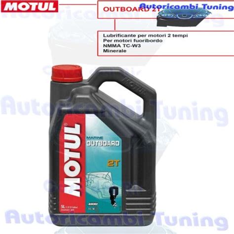 Motul Outboard 2T TC W3 Öl Blend Für Motor Außenborder 2 Takt 5 Lt