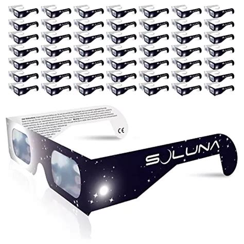 Lentes Soluna Para Eclipse Solar Con Certificación Ce E Iso Meses