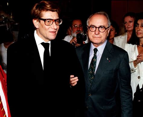 Couple de légende Pierre Bergé et Yves Saint Laurent pour lamour de