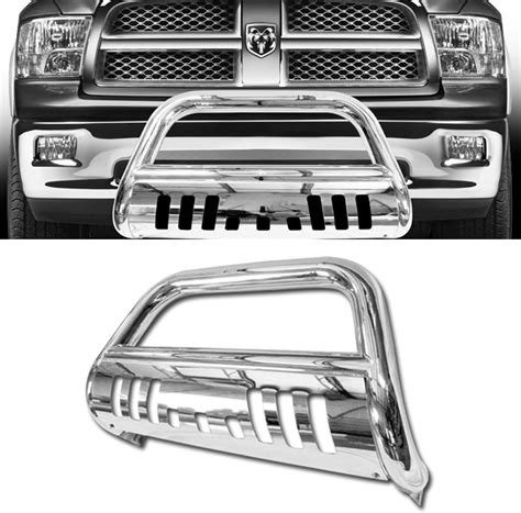 Vxmotor 2009 2018 Dodge Ram 1500 Stainless Ss Chrome Hd Steel Bull Bar Brush Push