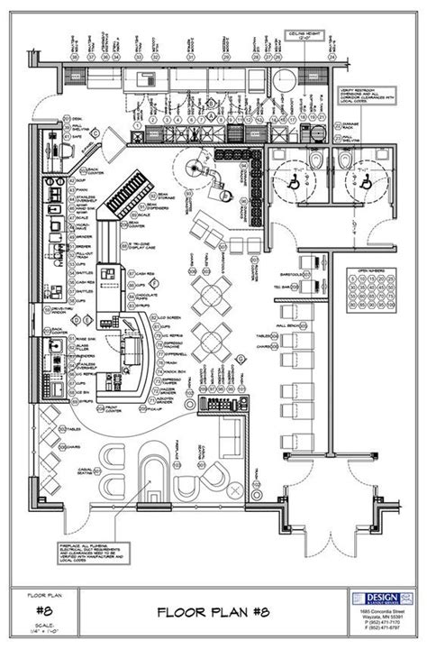 Cafe Floor Plan Restaurant Floor Plan Restaurant Plan