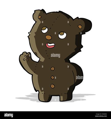 cartoon cute black bear cub Stock Vector Image & Art - Alamy