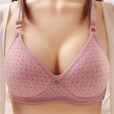 Munlar Wire Free Women S Bra High Support Hot Pink Push Up Comfort Bra