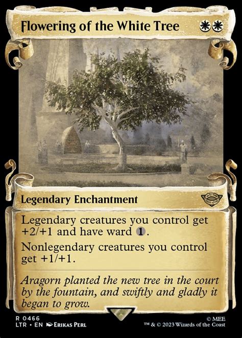 Flowering Of The White Tree The Lord Of The Rings Tales Of Middle