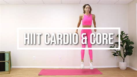 30 Min Full Body Hiit Cardio At Home Cardio And Ab Workout Youtube