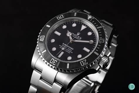 Rolex Submariner Black No Date