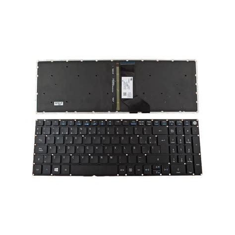 Teclado Para Port Til Acer Aspire Sin Marco Color Negro