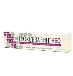 Троксевазин Нео – инструкция по применению геля, цена, отзывы, аналоги