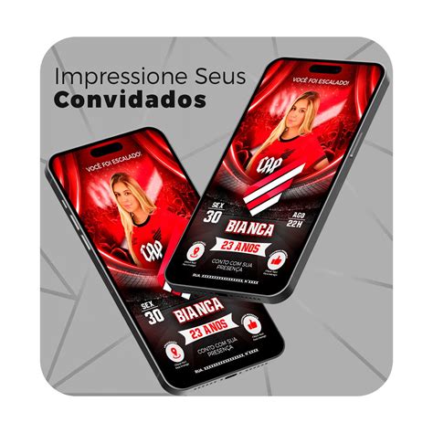 Convite Anivers Rio Digital Atl Tico Paranaense Elo