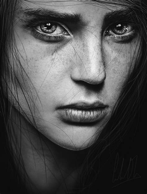 40 Brilliant Examples Of Close Up Photographs Black And White Portraits Portrait Photography