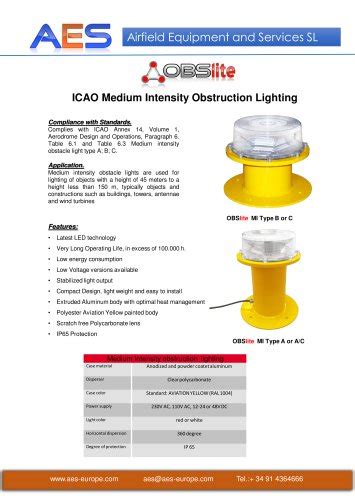 Sequence Flashing Light Aes Airfield Equipment Services Sl Pdf