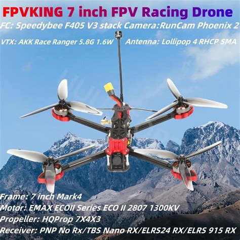 Fpvking Mark Inch Fpv Race Drone Vtx G W Speedybee F V Fc