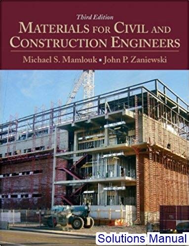 Materials For Civil And Construction Engineers 3rd Edition Mamlouk