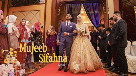 Celebrating Love Of Mujeeb And Sifahna Wedding Reception Highlight