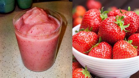 Receita De Smoothie De Morango Bem Cremoso F Cil E Simples