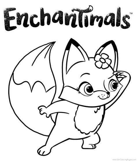 Dibujos De Raposa De Enchantimals Para Colorear Para Colorear Pintar E