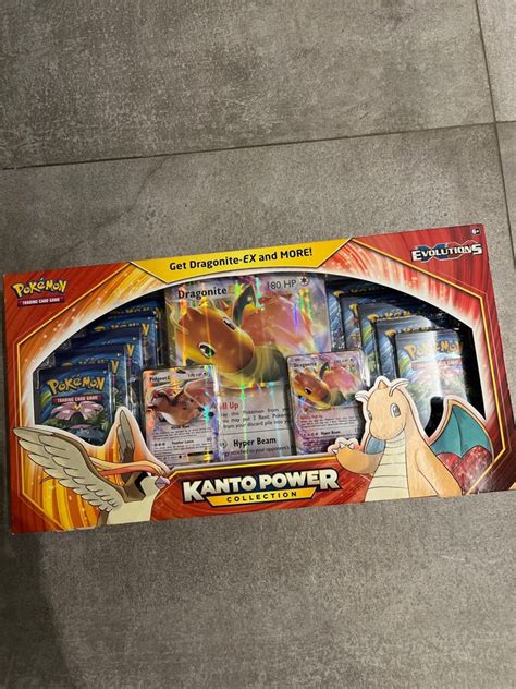 Pokemon Kanto Power Collection Box Dragonite Ex Xy Evolutions Packs