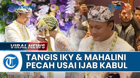 Tangis Rizky Febian Mahalini Pecah Seusai Sah Jadi Suami Istri Dedi