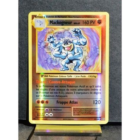 Carte Pokémon 59 108 Mackogneur Niv 67 160 PV HOLO REVERSE XY