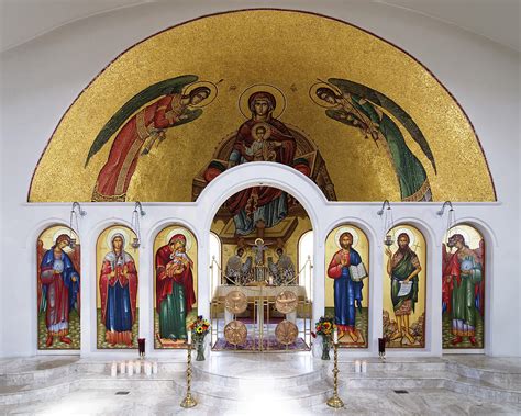 Church Altar -- Saint Barbara Greek Orthodox Church in Santa Barbara ...