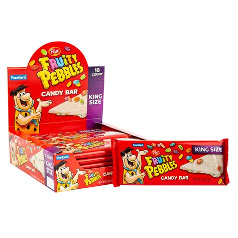 Fruity Pebbles 2 75 Oz King Size Candy Bar Nassau Candy