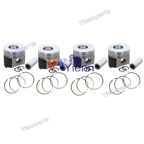 V V Di Ti Piston Kit W Ring Set For Kubota Engine M M S