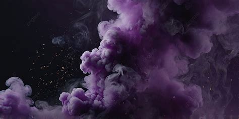 Aesthetic Purple Smoke Banner Background Purple Smoke Aesthetic