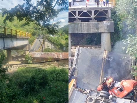 Intendente Y Un Patrullero Víctimas Mortales Del Colapso Del Puente En El Río La Vieja Entre