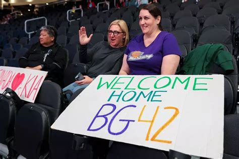 Brittney Griner Receives Standing Ovation As WNBA Star