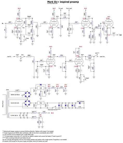 An Inside Look Mesa Boogie Mark Iic Schematic