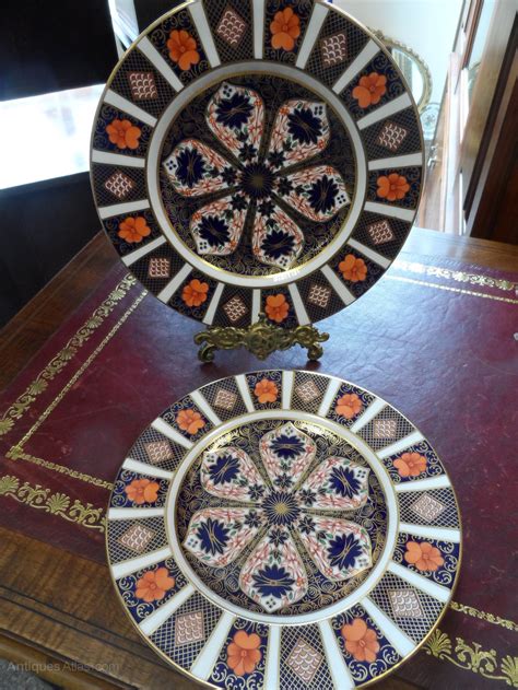 Antiques Atlas Stunning Pair Of Royal Crown Derby Imari Plates