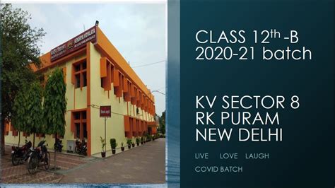 Kv Sector Rk Puram New Delhi Class B Batch Youtube