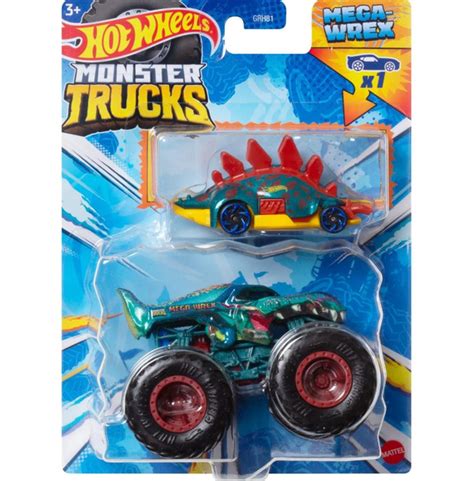 Монстр трак Хот вилс машинки для мальчиков Mattel машина Hot Wheels Monster Truck 2 шт Mega